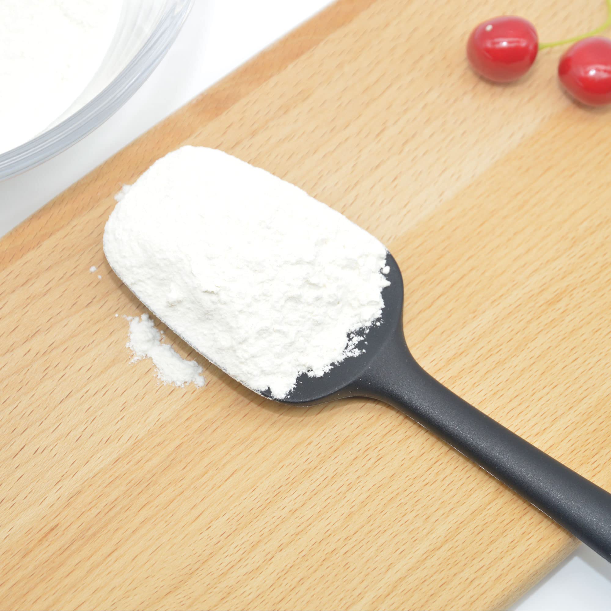 Set von drei Premium Silikon Spatel mit Stahl Core – by zoppi Geschirr – Chef Edition mit Löffel – BPA-frei und antibakteriell – hitzebeständig C für Ofen, Pfanne und Grill 650º F rot