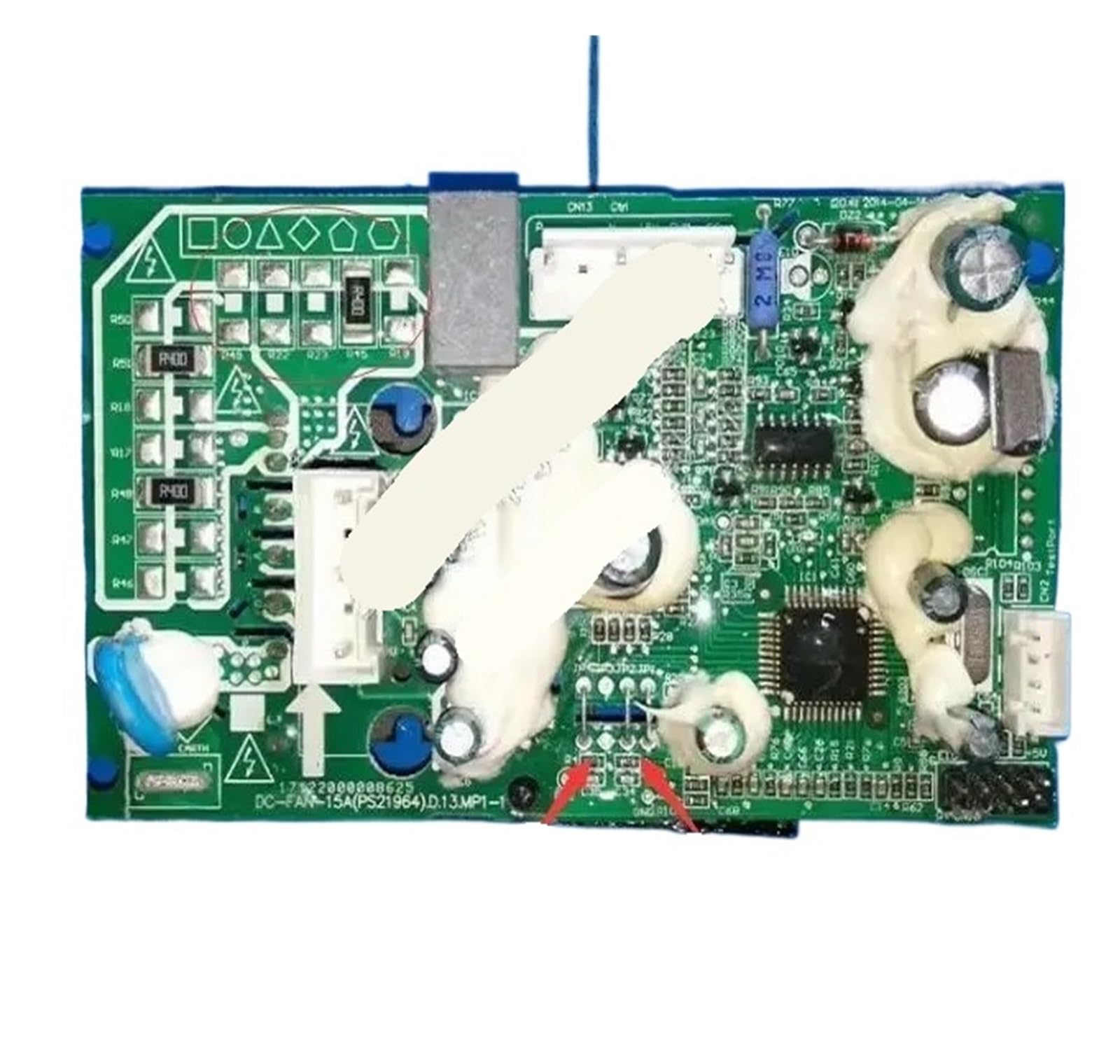 Płyta napędowa wentylatora Moduł silnika DC 17122000008625 17122000008635 DC-Fan-15A (PS21964) (płyta B)