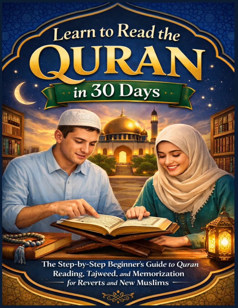Learn to Read the Quran in 30 Days: The Step-by-Step Beginner’s Guide to Quran Reading, Tajweed, and Memorization for Reverts and New Muslims