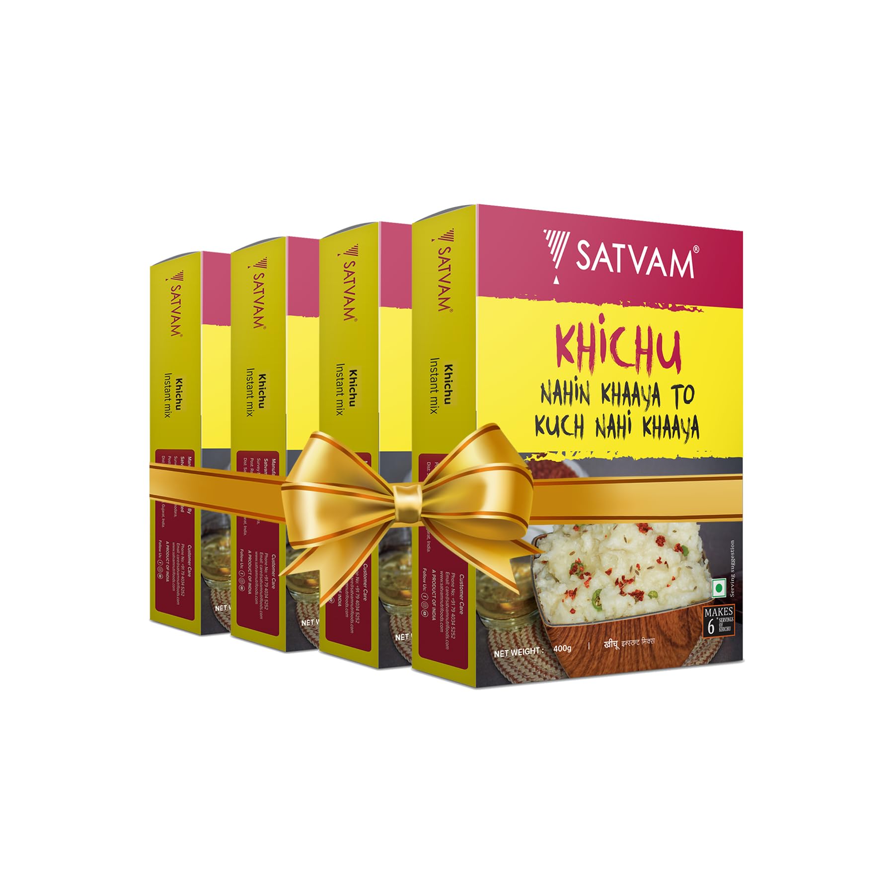 Satvam Khichu Instant Mix (Pack of 4)|(4 * 200g) (B09B2D8QX3) Amazon Price History, Amazon Price Tracker