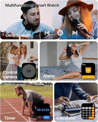 Miniatura 5 de Relojes inteligentes para mujeres y hombres, reloj inteligente HD 2025 de 1.83 pulgadas con 100 modos deportivos, monitor de frecuencia