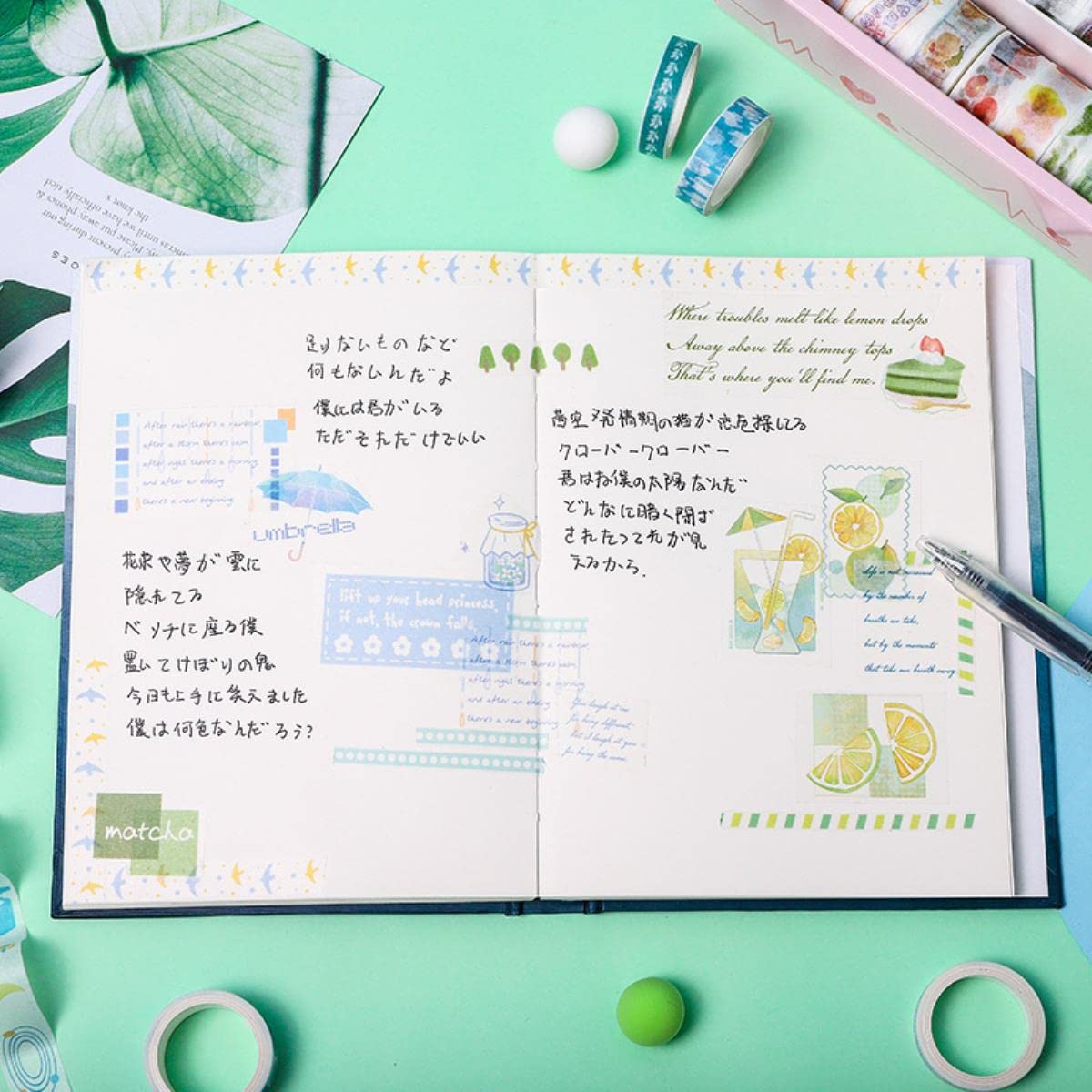 100 Pz/lotto Nastri Washi Decorativi Bel Fiore Nastro Adesivo di Carta Nastro Adesivo FAI DA TE Adesivo Scrapbooking Diario Regali di Cancelleria-B