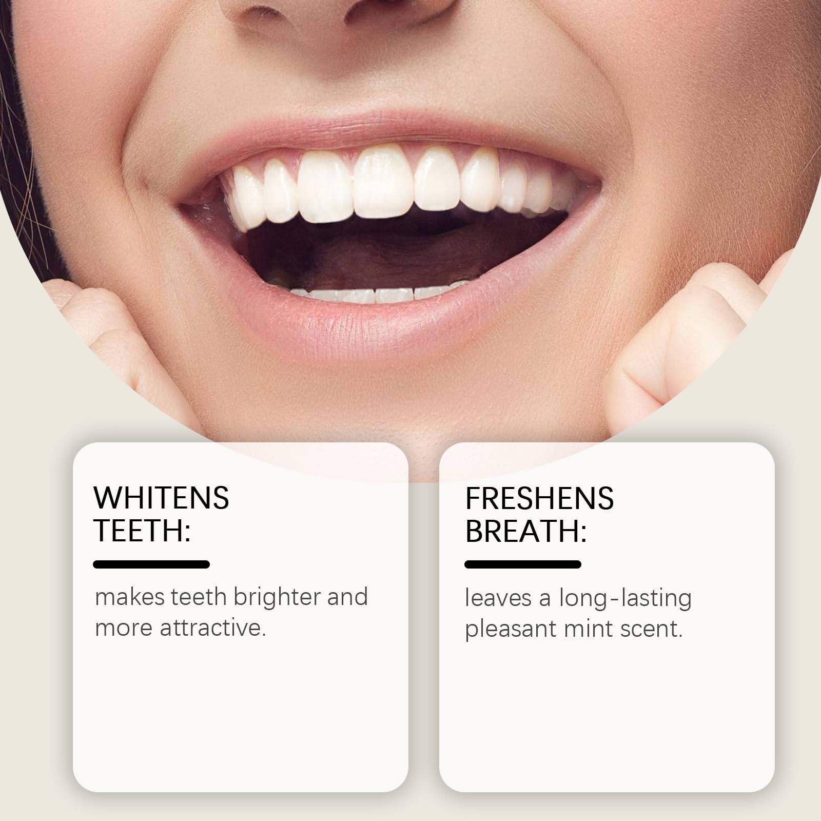 Dentifricio rinfrescante dei denti, rinforzante dello smalto e per alito fresco, dentifricio per la cura dentale, rimuove lo scolorimento e promuove i denti sani, idrossiapatite dentifricio per denti