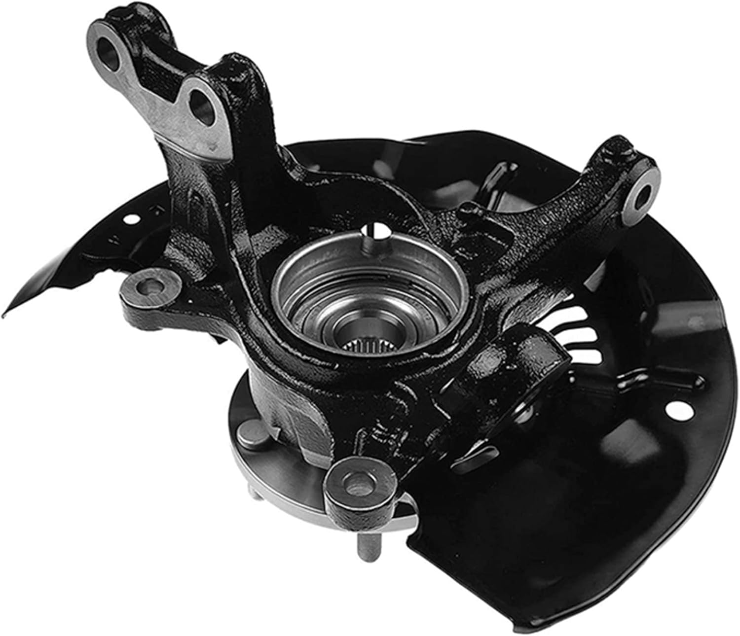 Front Right Passenger Side Steering Knuckles & Wheel Bearing Hub Assembly 5 Lugs W/ABS Replacement for 2011-2014 2015 2016 2017 Toyota Sienna 2.7L 3.5L V6 FWD 698-430, 698430