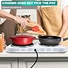 1500W Electric Hotplate Portable Kitchen Table Top Cooker Stove Double Hot Plate 2 Power Levels Electric Stove for for Home, Camping & Caravan Cooking