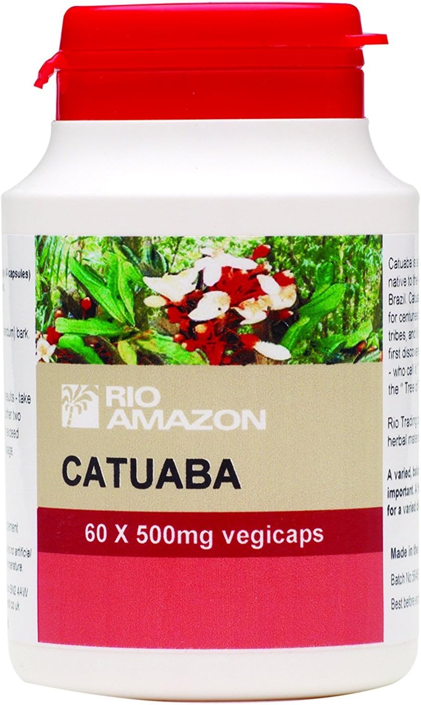 (Pack of 4) Catuaba 500mg Vegicaps | Rio Trading