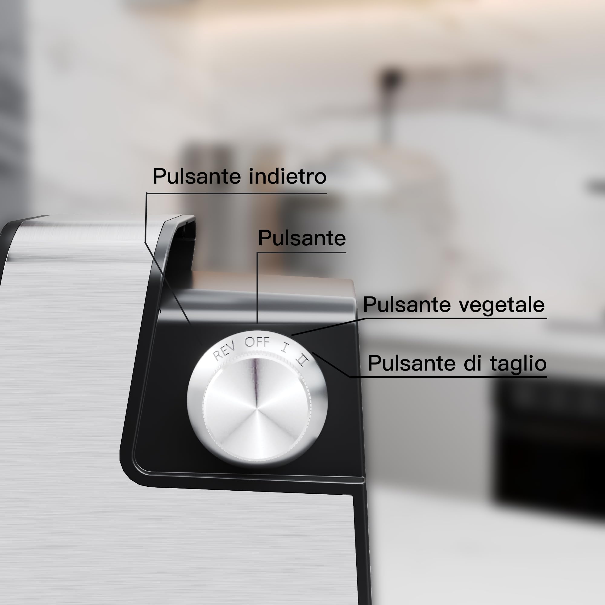 Tritacarne Elettrico STANEW 2500W - Robot da Cucina con 5 Lame Professionali (Taglio Onda/Grattugia) + Accessori Salsiccia/Biscotti, Design Compatto per Carne, Verdure e Formaggio