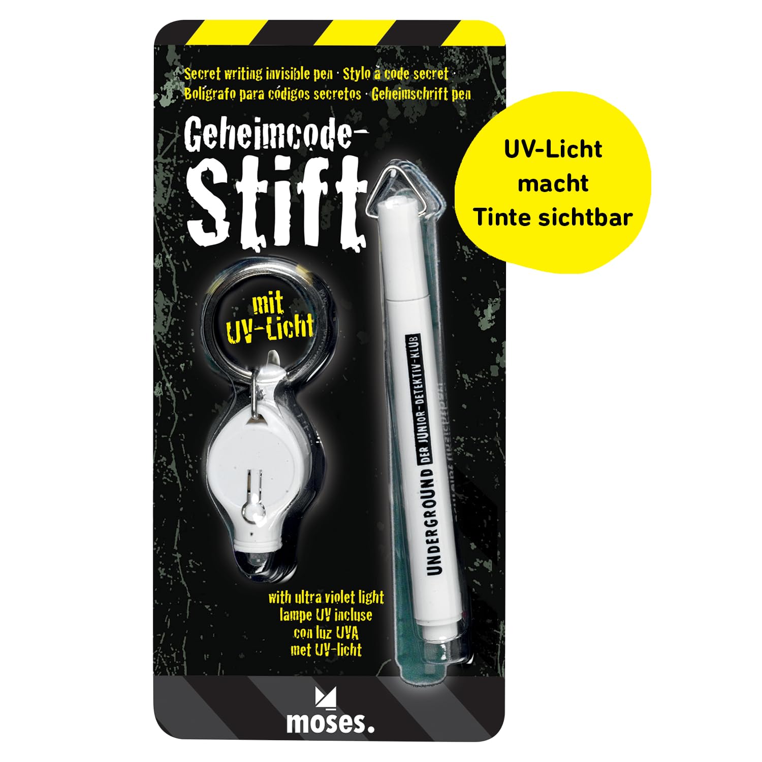 moses 09454 – Invisible Writing Kit – Invisible Ink Pen : Amazon