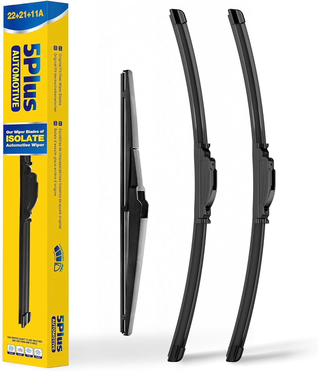 26 Inch Windshield Wiper Refills (Pack Of 4), Automotive Replacement Windshield Wiper Blade Refills, 26 inch Adjustable Size of the Universal Wiper Rubber Refills