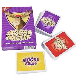 Moose Master - Laugh Until You Cry Fun - Your Cheeks Will Hurt from Smiling and Laughing so Hard - for Fun People Looking for A Hilarious Night in a Box