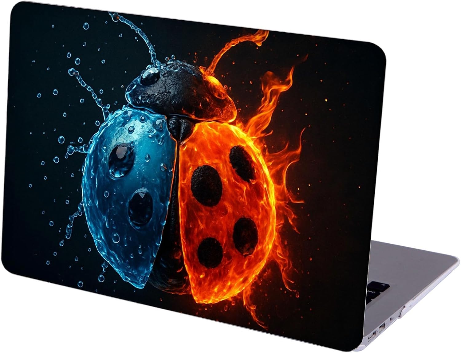 Compatible with MacBook Neo 13-inch, Hard Shell Case with Keyboard Cover and Screen Protector (A3404 A18 Pro chip, 2026 Release) - Ladybugs MC21110