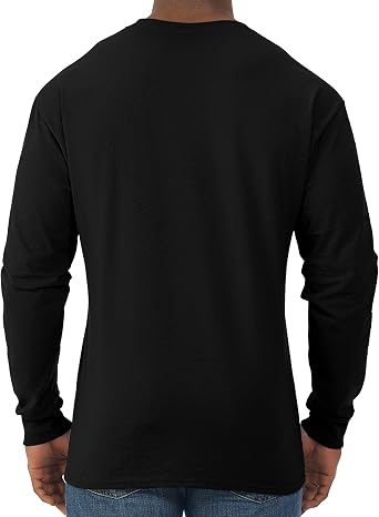 Jerzees Mens Dri-Power Cotton Blend Long Sleeve Tees, Moisture Wicking, Odor Protection, UPF 30+, Sizes S-3x