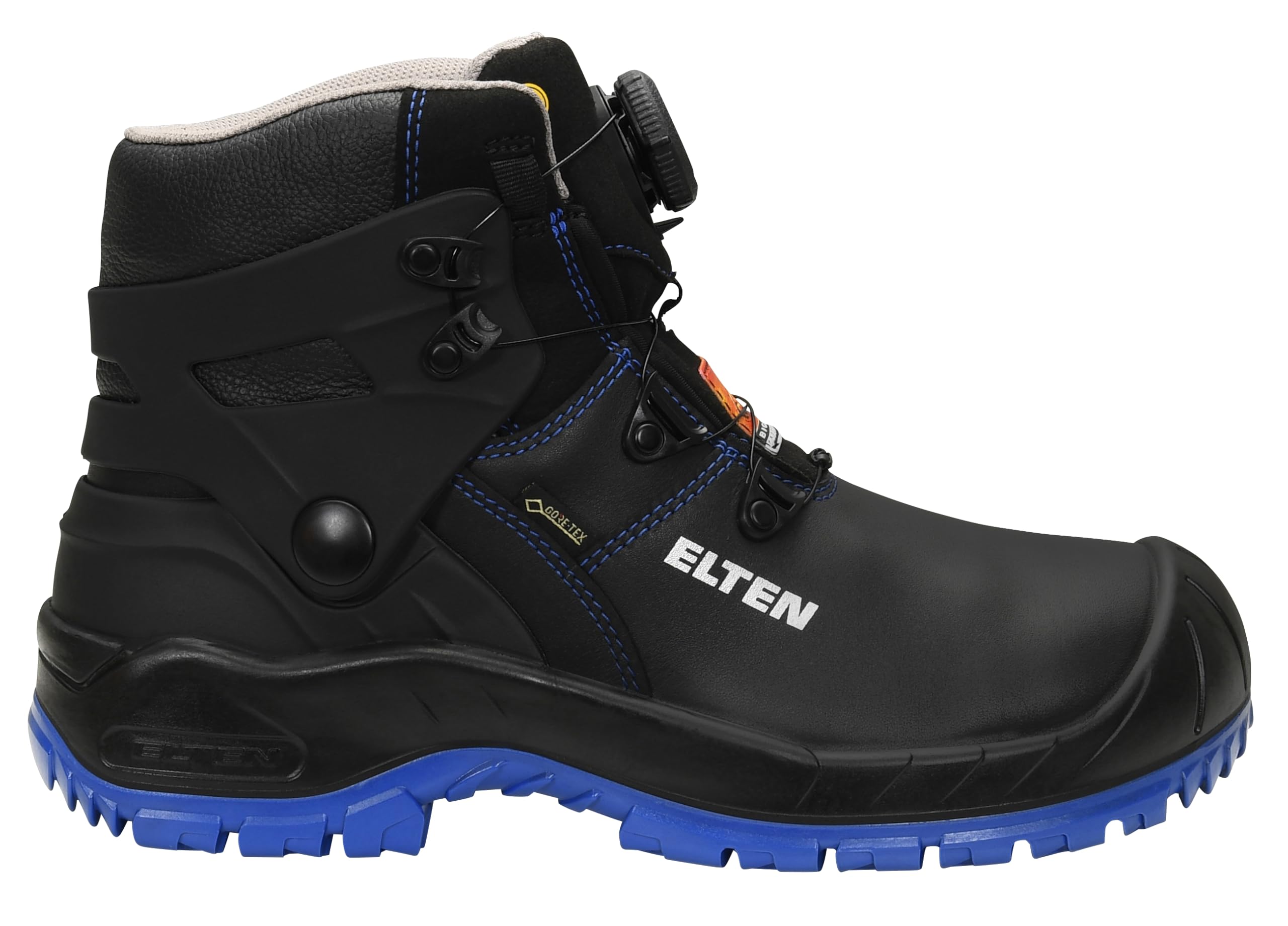 ELTEN RENZO Biomex GTX BOA blue Mid ESD S3 WR | Sicherheitsschuhe für Damen & Herren, GORE-TEX, Stahlkappe, leicht, atmungsaktiv