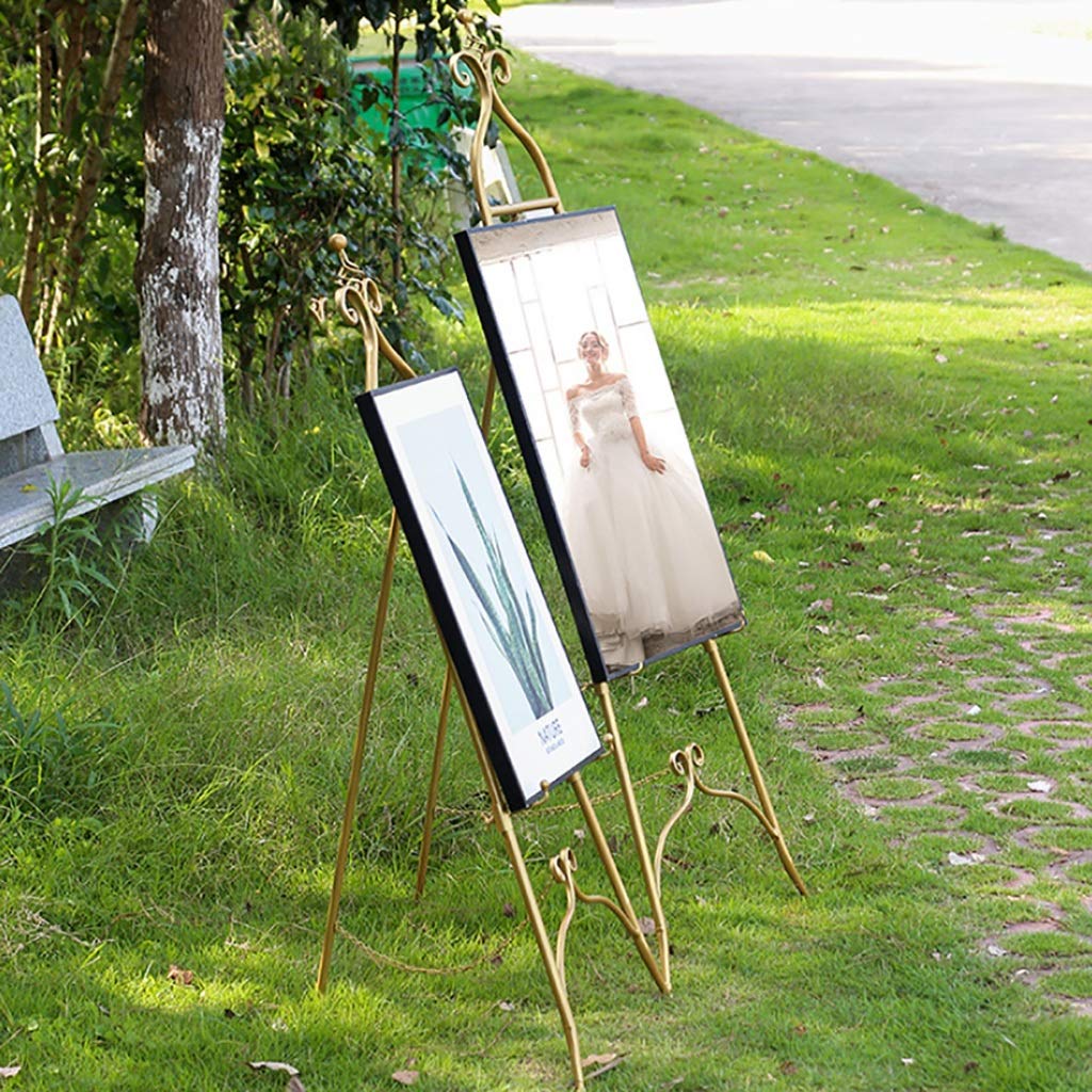 Artysta malujący Stojak na sztalugi Wyświetlacz sztalugi Deska kreślarska Sztalugi Wyświetlany plakat podłogowy, kute Regulowane zdjęcie Obraz olejny Farba Antypoślizgowa, odporna na zużycie, składan