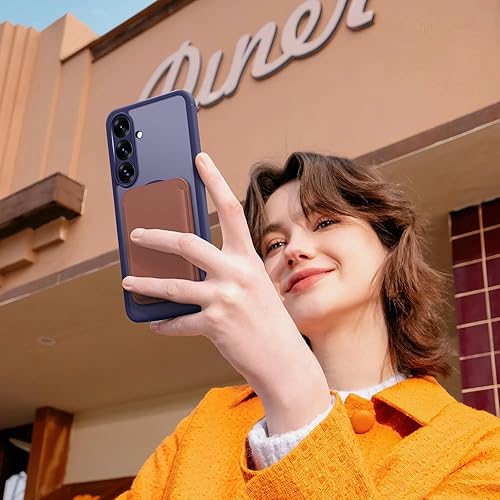 Vista 49 de Funda TOCOL [Paquete de 1+2] diseñada para Samsung Galaxy S22 Ultra, con 2 protectores de lente de cámara, parte trasera dura mate translúcida