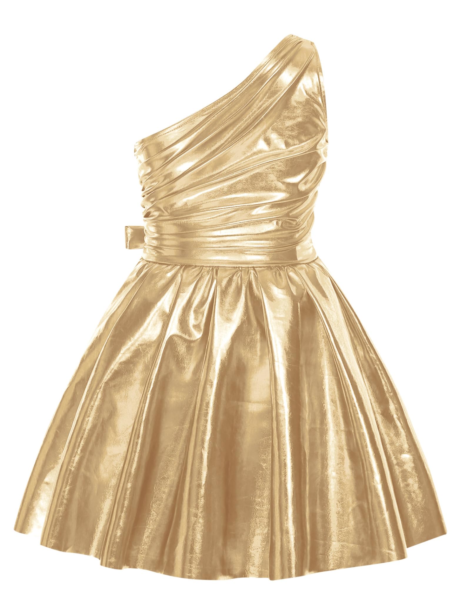 Vestido metálico para niña, vestido brillante, moderno, jazz, ocio, ceremonia, formal, fiesta, disfraz