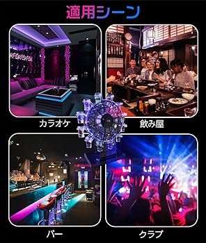 Amazon｜WANCHIY テキーラ観覧車 LED酒ボトルの表示棚 12カップ