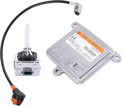 13587843 Xenon Ballast Control Unit Compatible for 2015-2020 Blazer Impala Malibu Suburban Tahoe 20928264 Xenon HID Headlight Ballast Control Unit with Igniter & D3S Bulb 13587720 13503432
