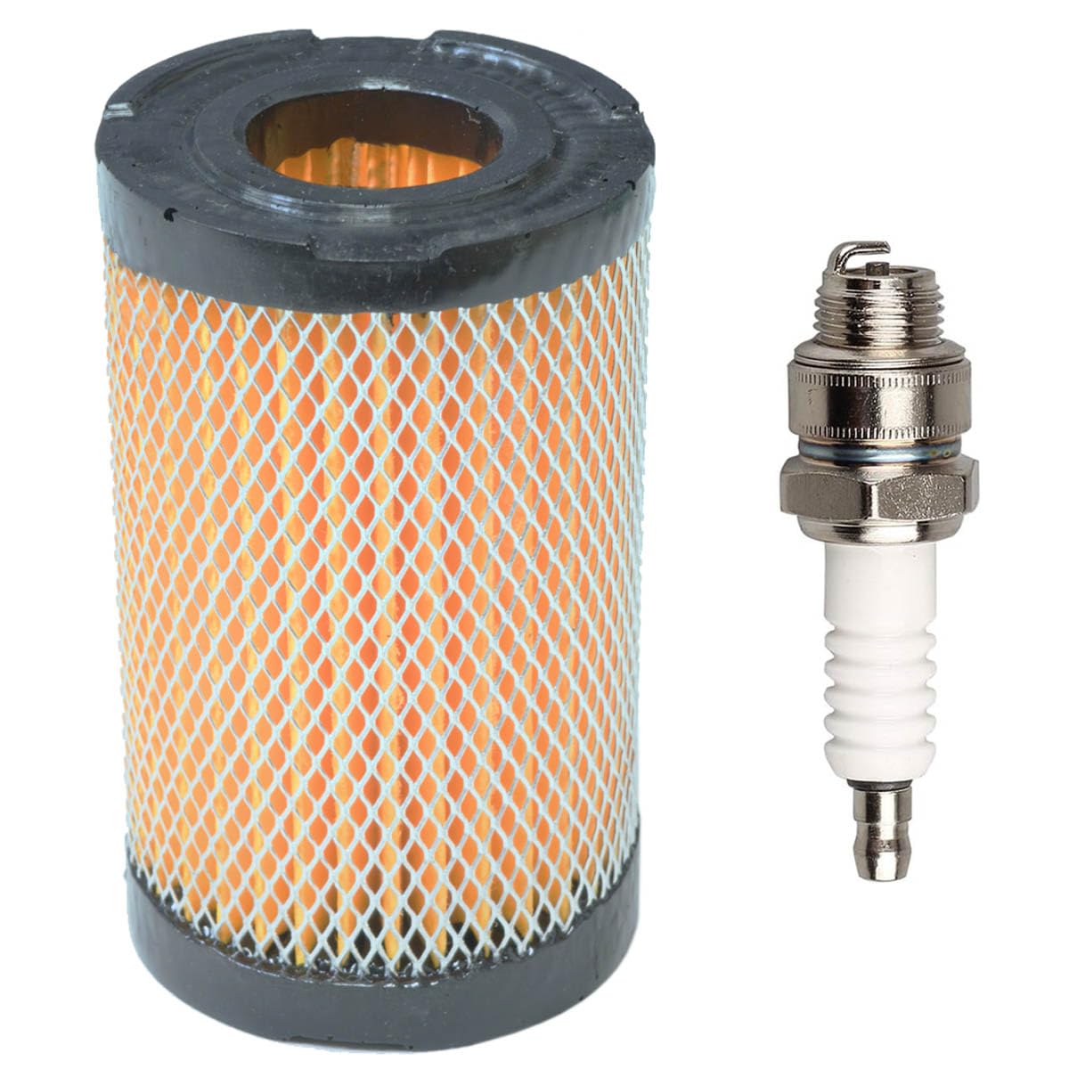 ZAMDOE 35066 Air Filter for Tecumseh ECV100 ECV120 LEV90 LEV100 LEV115 OVRM60 TC300 Engine Replace for Tecumseh 740019B 740095, for Craftsman 33342 63087A 10096Air Filter, with Spark Plug