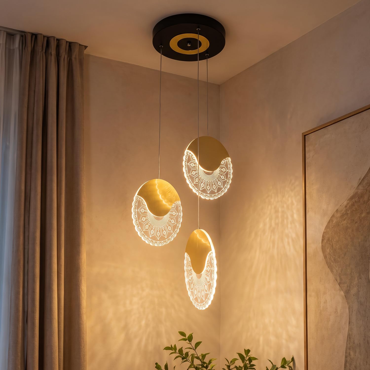 Lampmaster 3 Lumiround Modern LED Pendant Light