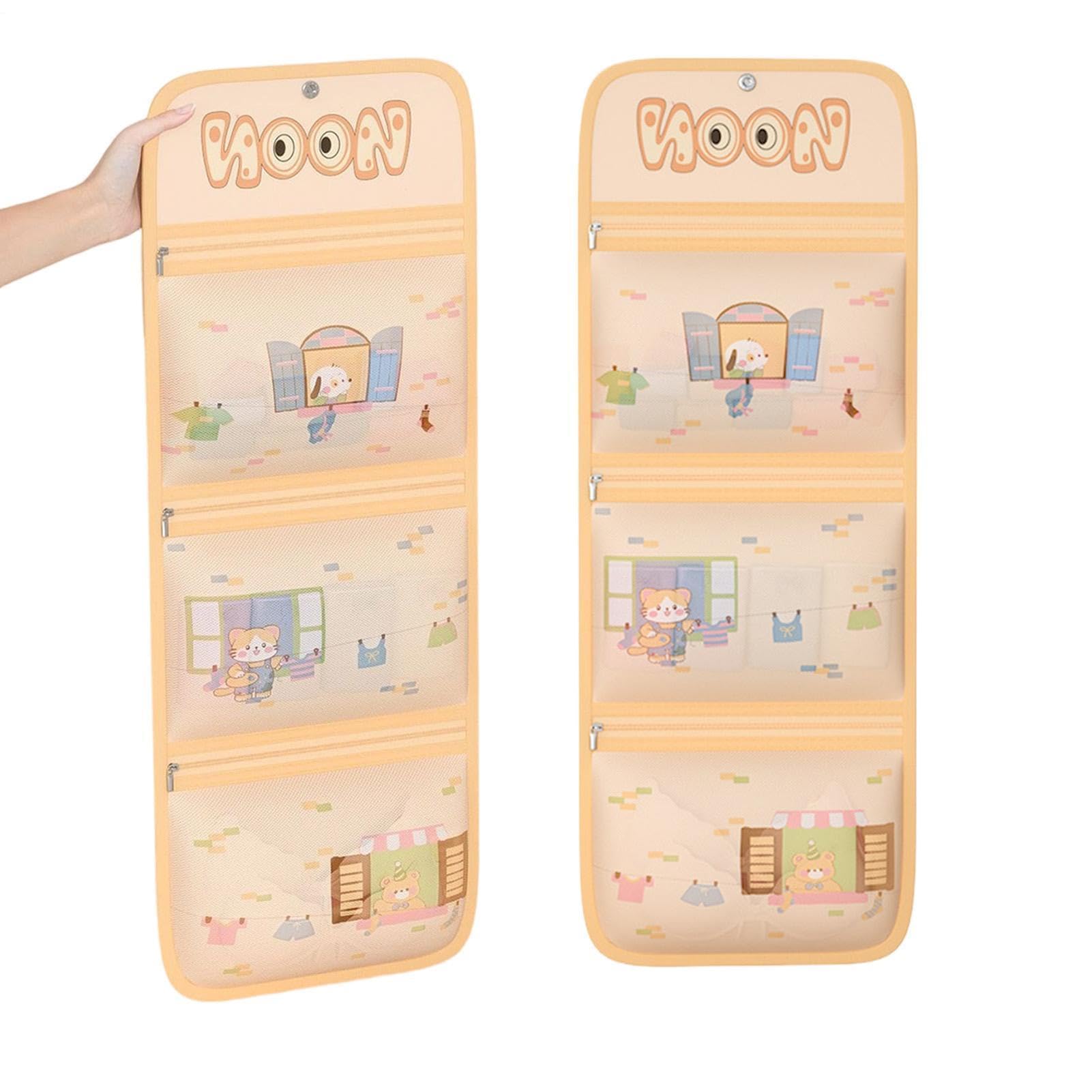 Organizer per biancheria intima da viaggio, pieghevole, a 3 strati, in rete, con tasche multiple, per casa, doccia, armadio, attività all'aperto, lavoro, campeggio, hotel e viaggi