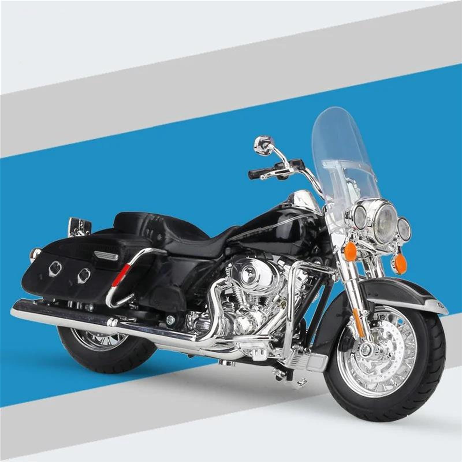 Modell 1/12 Motorrad-Simulationslegierungsmodellsammlung Spielzeugauto-Geschenk Für Harley Road King Classic FLHRC 2013