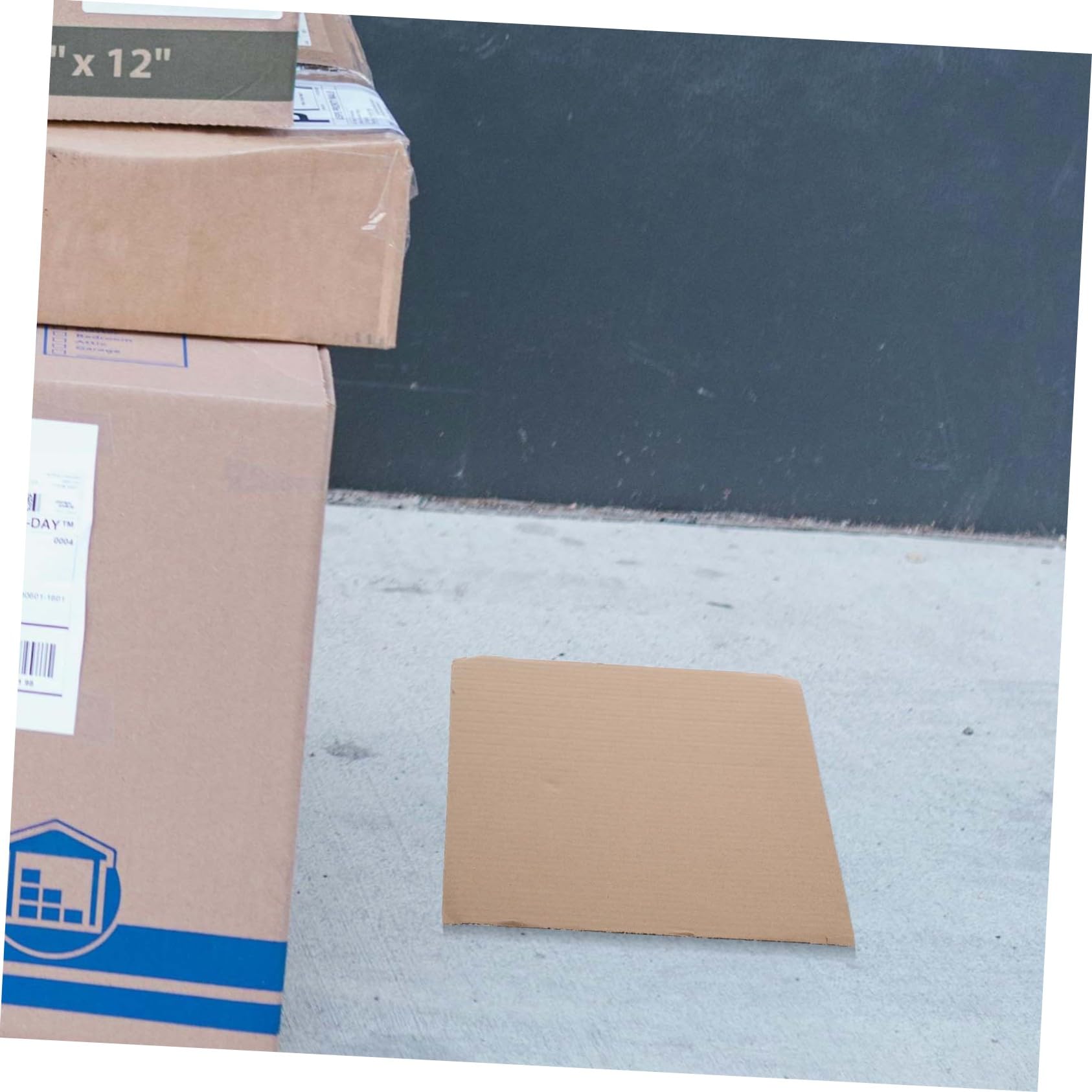 ULTECHNOVO Feuilles de Carton Ondulé Brun Facile à Installer Lot de 50 Protection de Bord en Papier pour Emballage et Bricolage pour Cartons et Expéditions