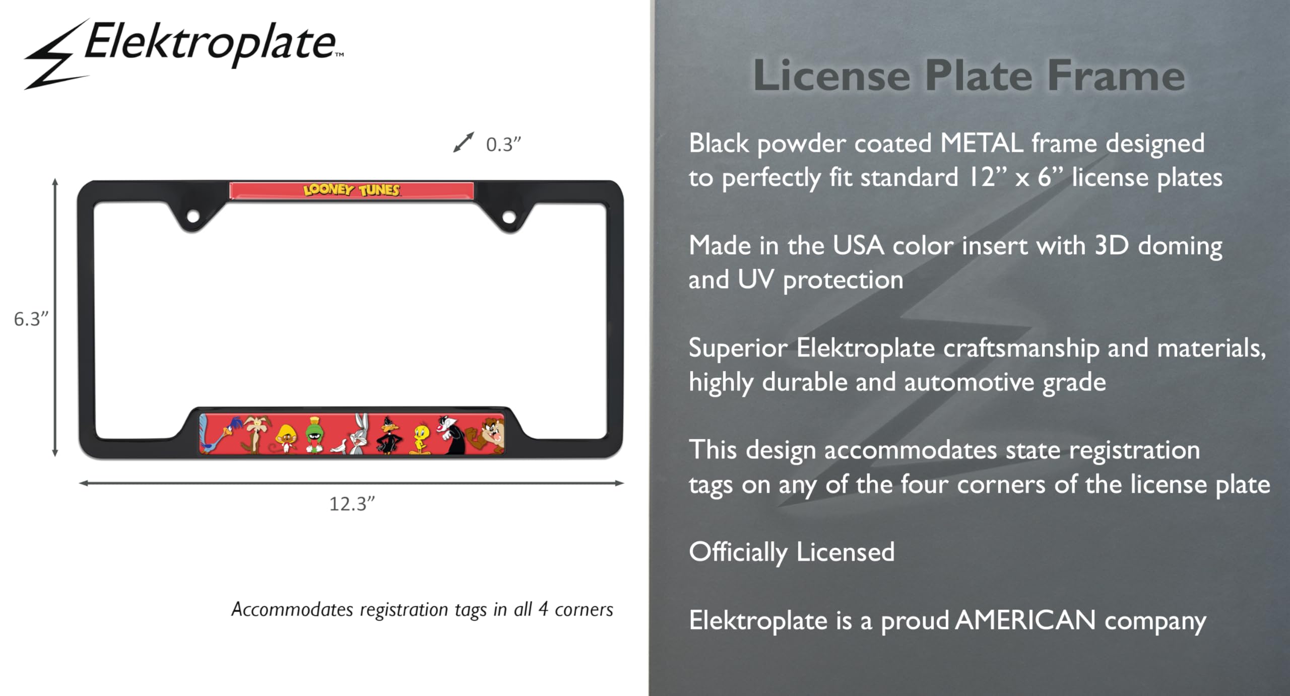 Looney Tunes トゥイーティー ライセンスプレート Amazon.com: Elektroplate Officially Licensed – Looney Tunes