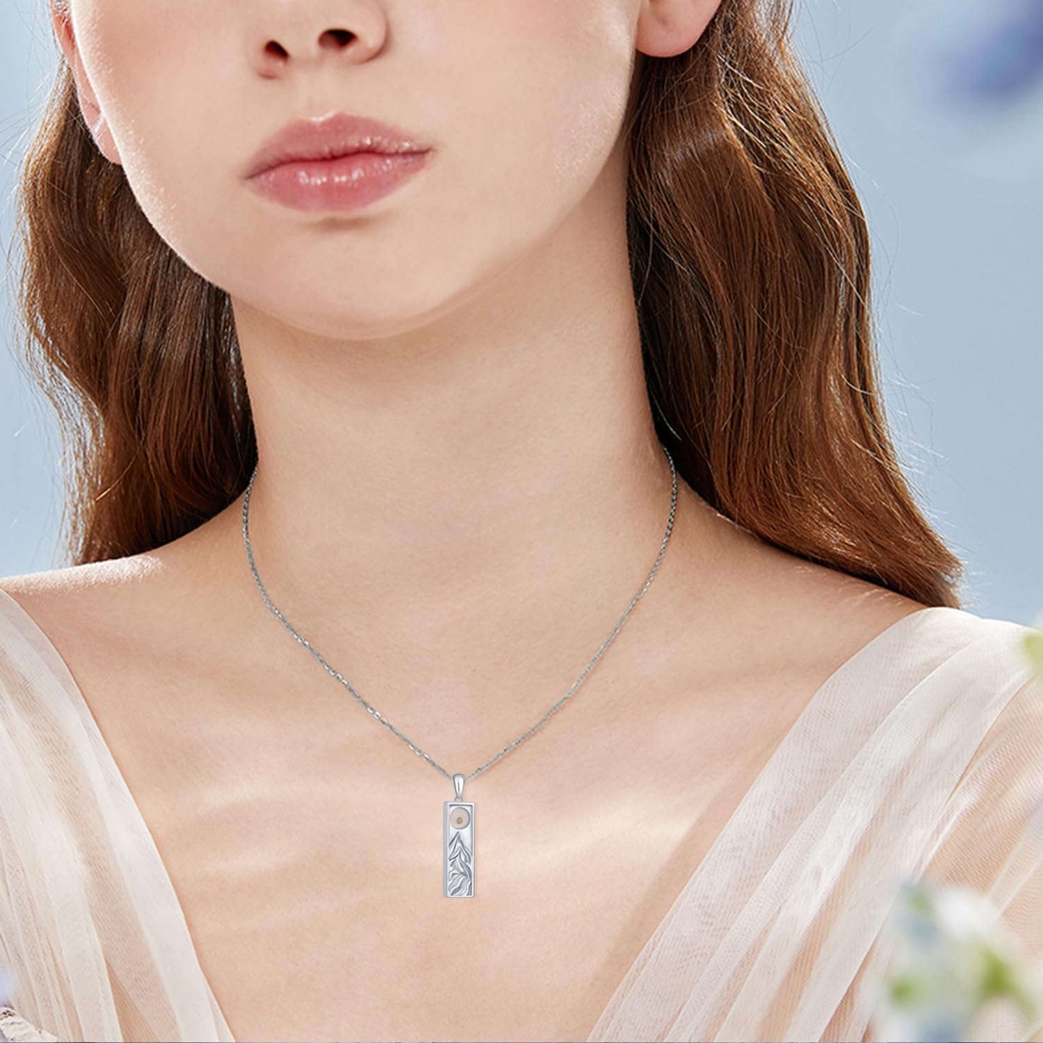 TYSO Mustard Seed Necklace 925 Sterling Silver Mountain Pendant Christian Necklace Your Faith Can Move Mountain Jewelry Gifts for Women - Image 5