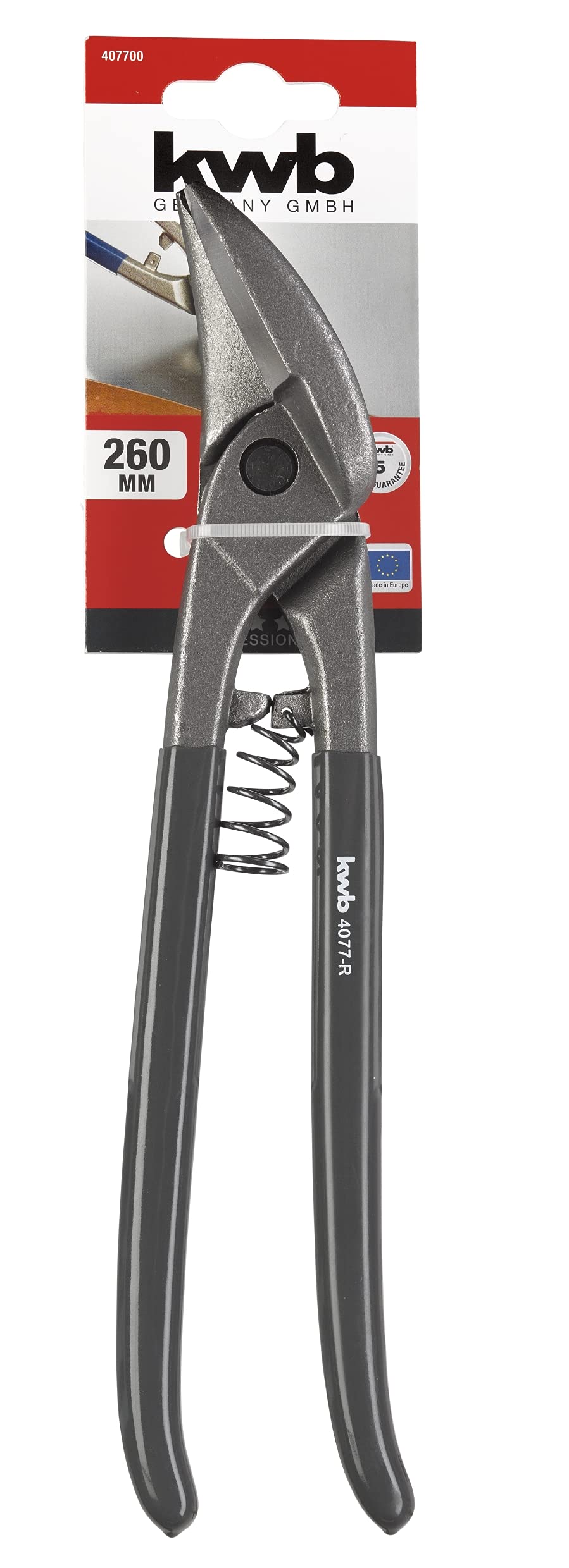 Forbici Per Lamiera KWB - Taglio A Destra, 250 Mm, Per Acciaio 1,5 Mm - Foto 2