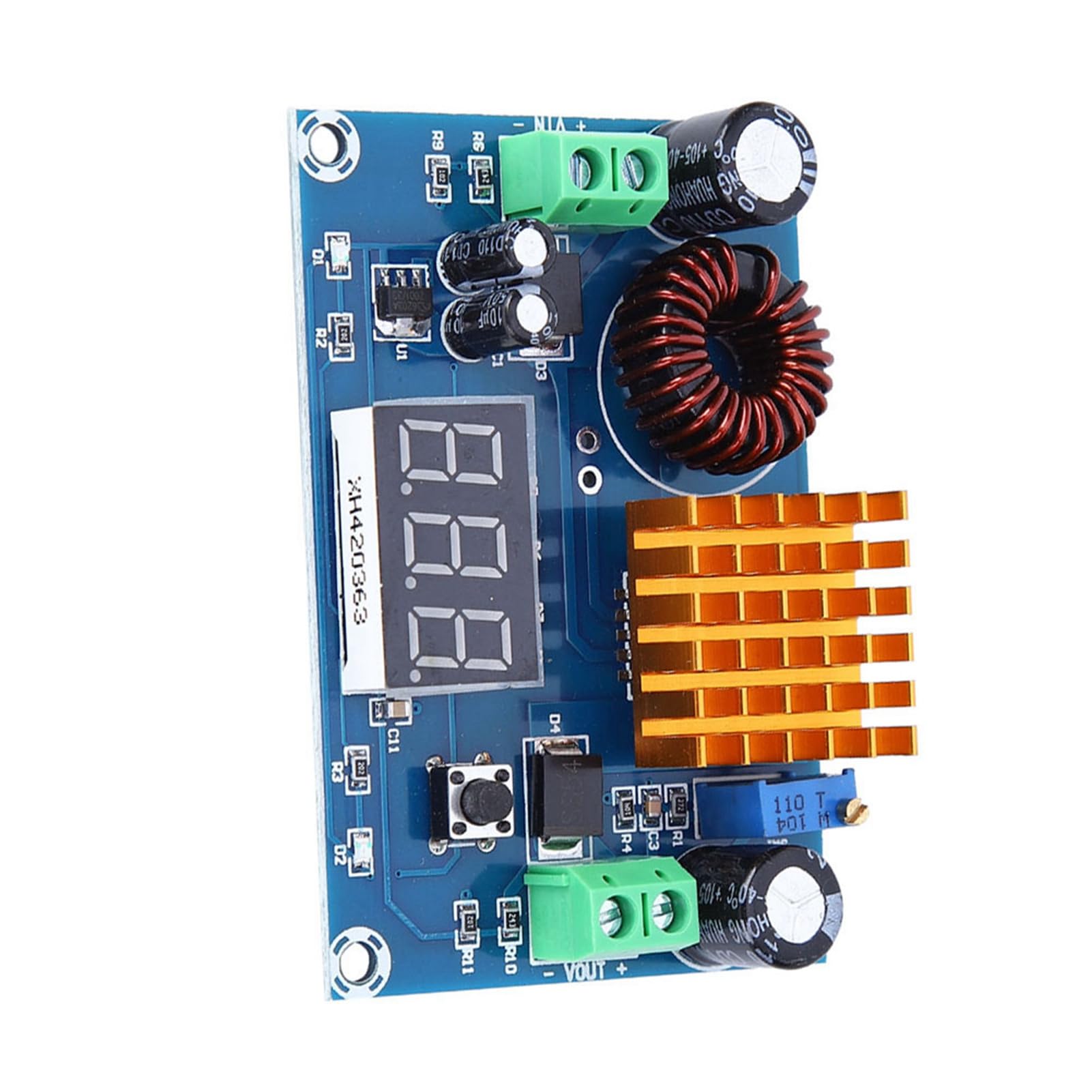 DC to DC Step Up Boost Converter, 4V-35V to 5V-45V 5A Power Supply Module with USB and Heat Sink, for Electric Equipment Solar Panels Laptops