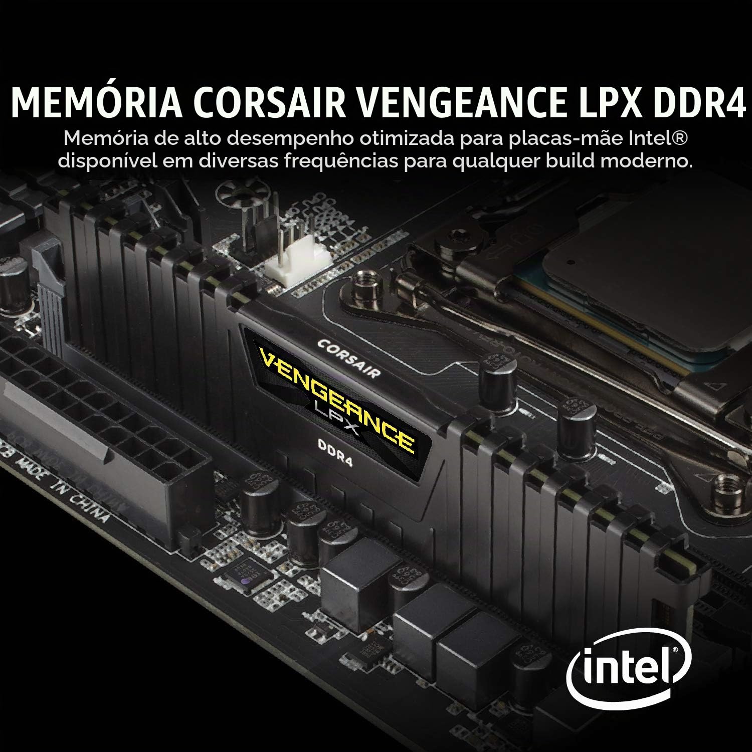 CORSAIR VENGEANCE LPX DDR4 RAM 64GB (2x32GB) 3200MHz CL16-20-20-38