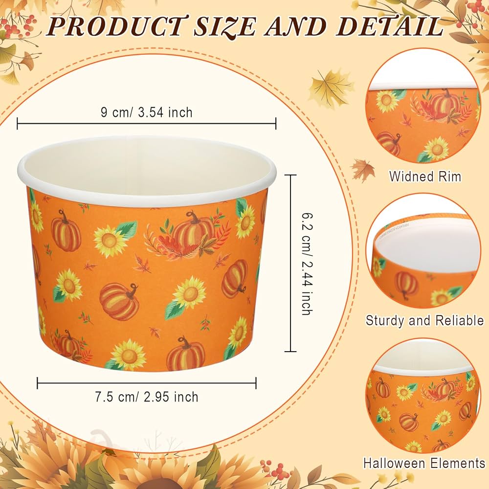 茶碗　8個セット Amazon.com: Zhehao 60 Pcs 9 oz Christmas Ice Cream Bowls and