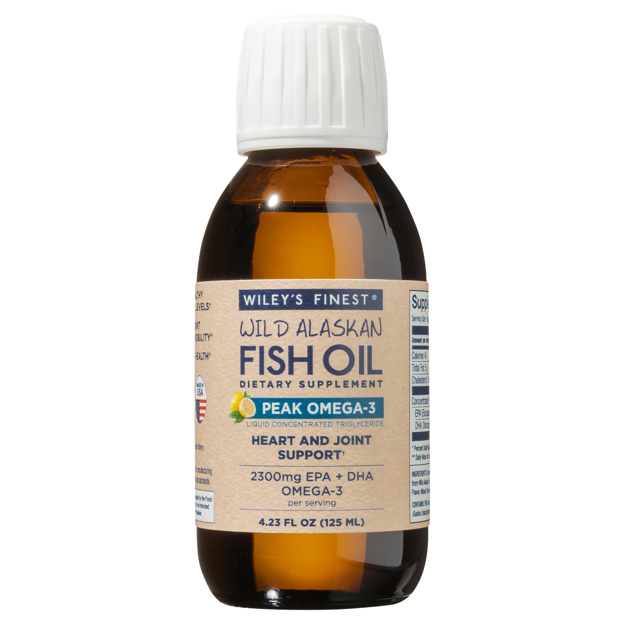 Wiley's Finest Peak Omega-3 Liquid, 125 ml