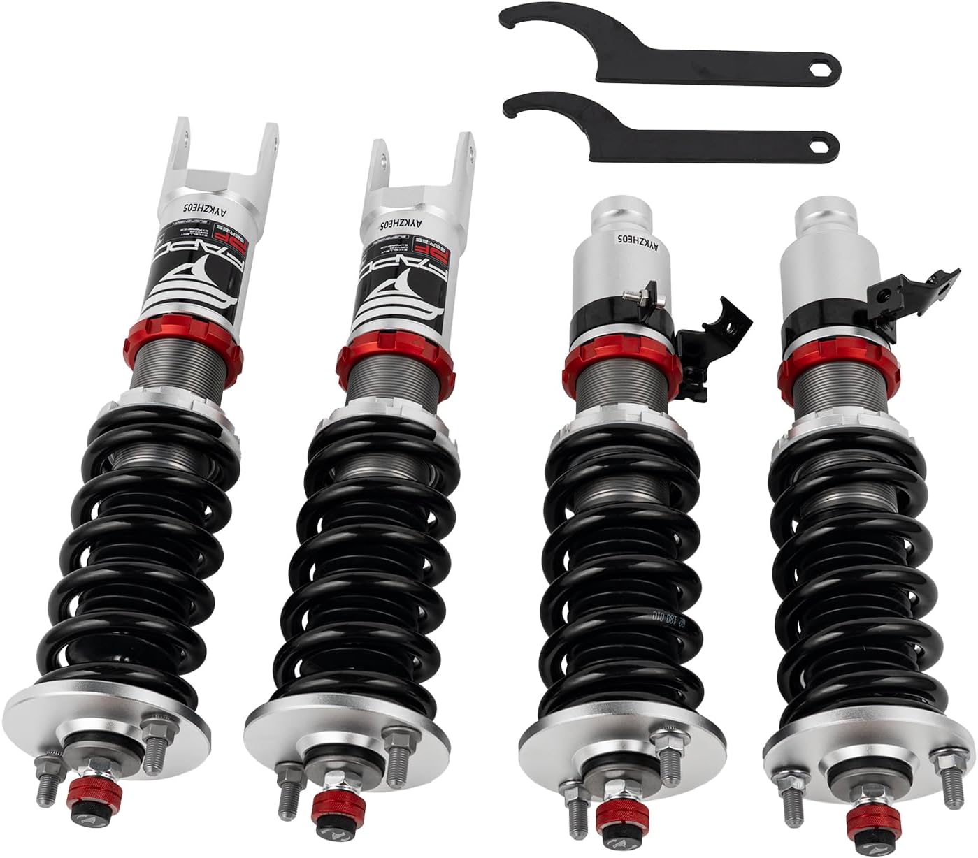 FAPO PF Coilovers for Honda Civic 1988-2000, for Honda CR-X 1988-1991, for Honda Del Sol 1993-1997, for Acura Integra 1990-2001, 32 way Damping Adjustable Height Mono-Tube Lowering Suspension Kits
