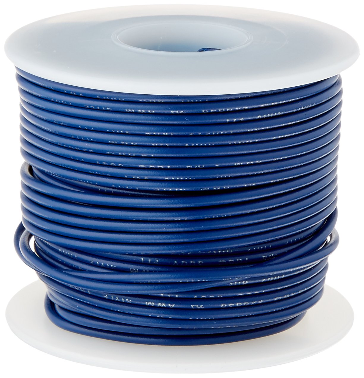 Remington Industries 16UL1007SLDBLU UL1007 16 AWG Gauge Solid Hook-Up Wire, 300V, 0.0508