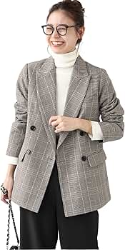 JOURNAL STANDARD relume　チェックダブルジャケット　38 cc007-87727-02b.jpg?basethum=225