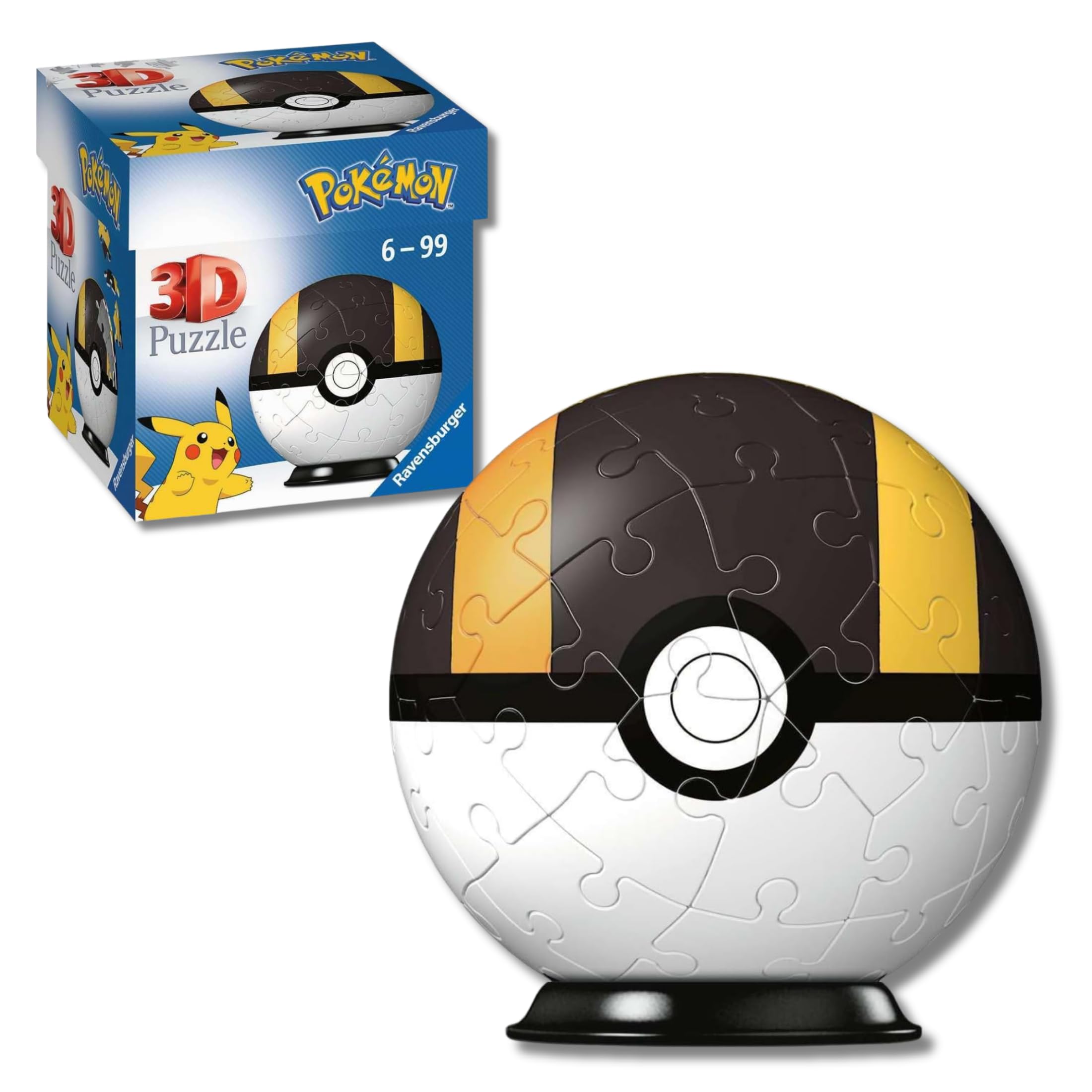 Puzzle 3D Ball - Master Ball Pokémon Ravensburger Puzzle 3D Ball - Master Ball Pokémon Ravensburger