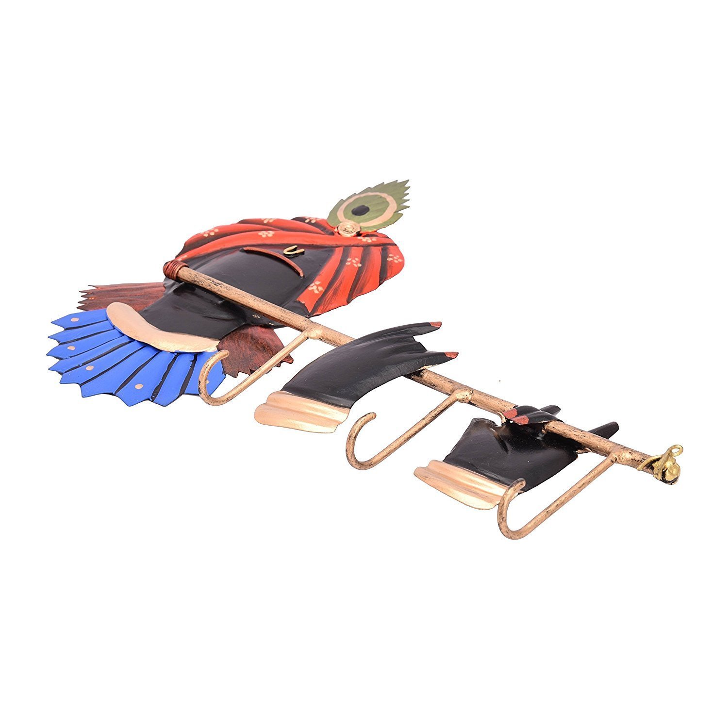 eCraftIndia Lord Krishna Key Holder (25 cm x 1.25 cm x 17.5 cm)