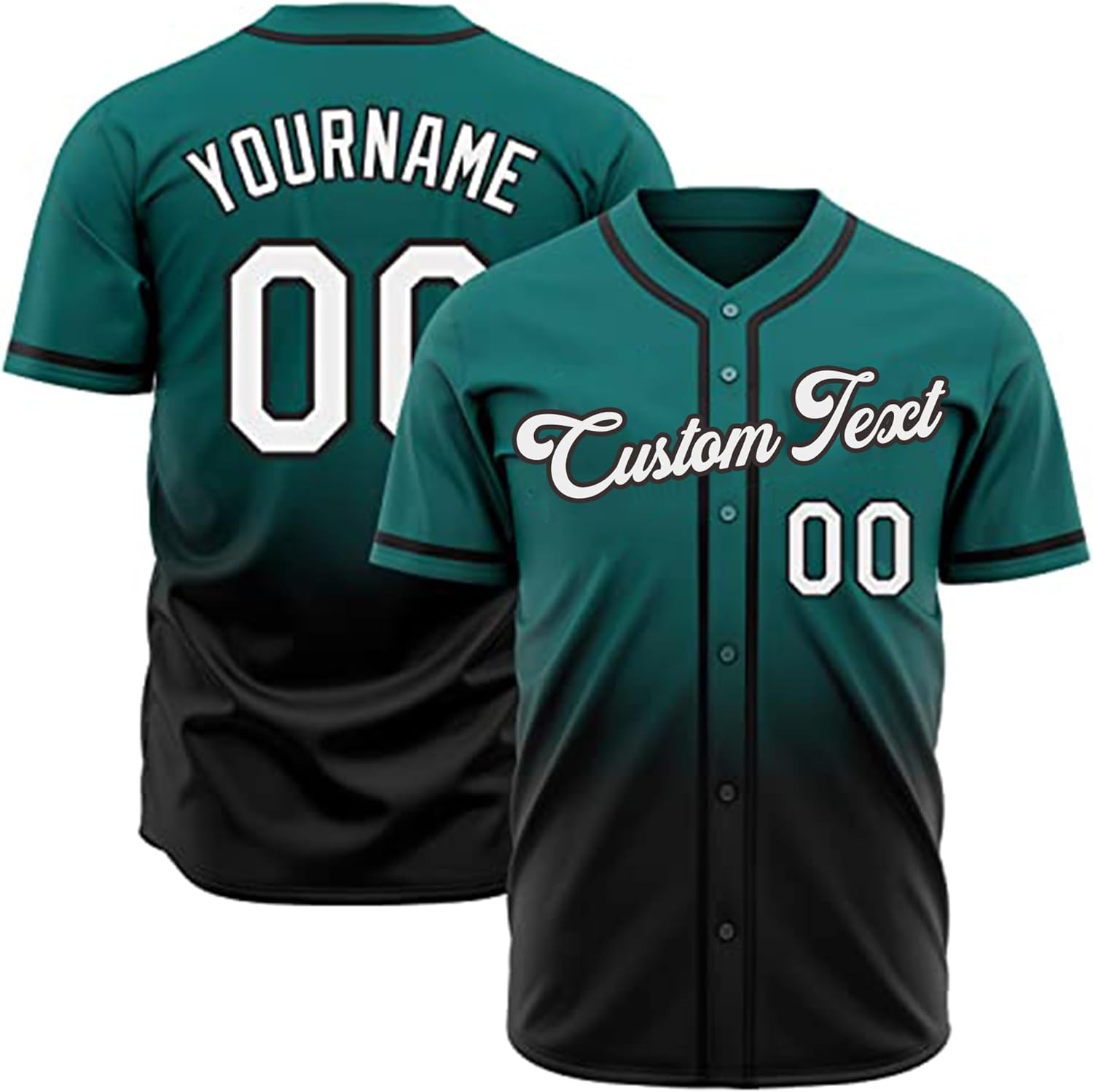 Custom Baseball Jersey Custom Gradient Burgundy Gold Baseball