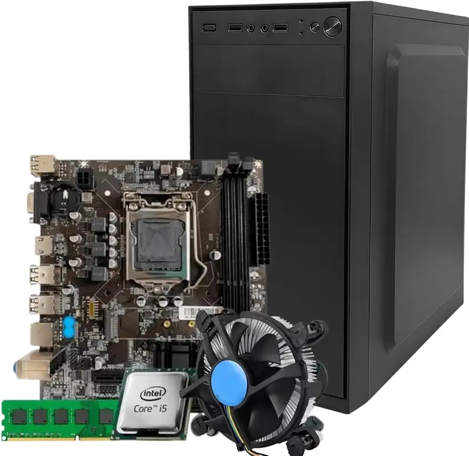 Pc Cpu Home Office Intel I5 3470 Placa H61 8GB SSD 240GB Bivolt