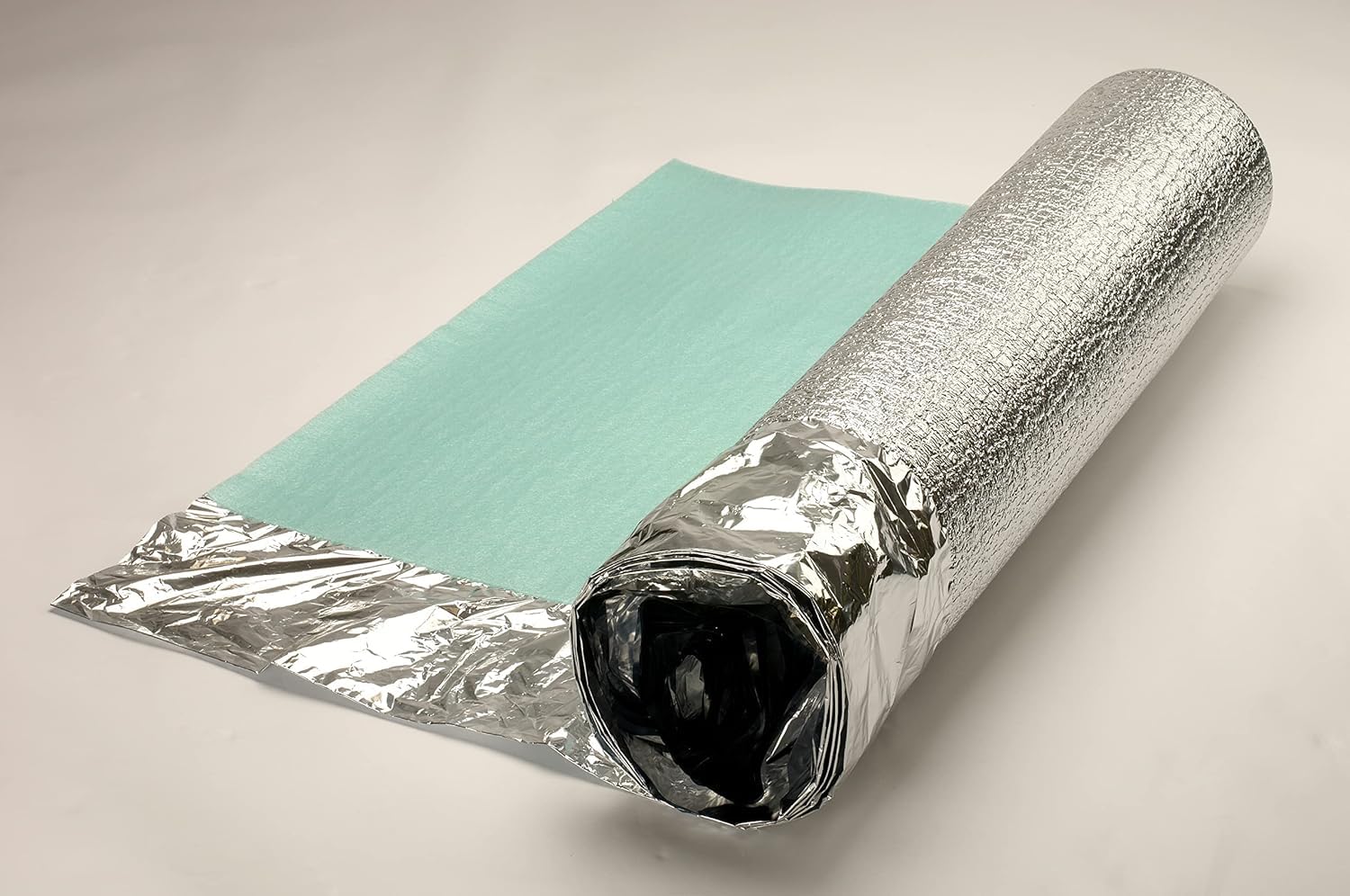 Comfort Silver Underlay 3mm Acoustic Silver Underlay for Wood or Laminate Flooring Barrier Plus Underlay Foil Damp Proof Membrane 7.5㎡