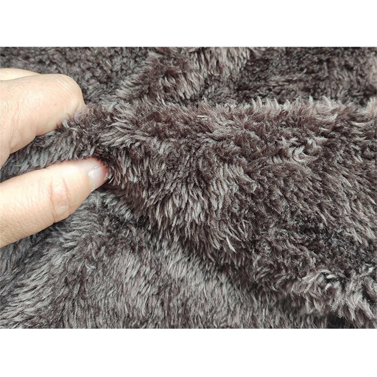 Manta de cama para perro, manta de forro polar suave, manta de doble cara de felpa cálida para perros grandes y pequeños
