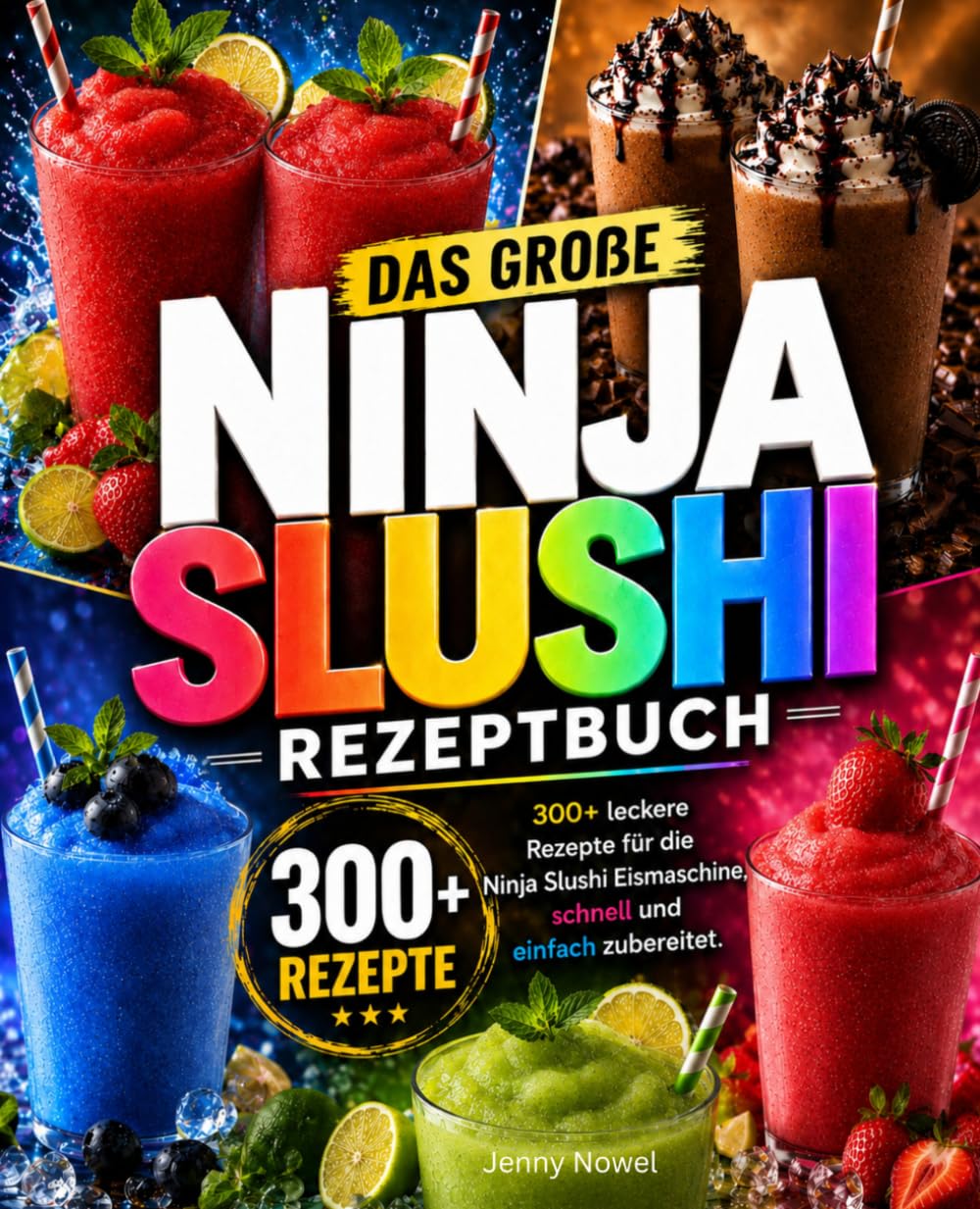 Das große Ninja Slushi Rezeptbuch: 300+ leckere Rezepte für die Ninja Slushi Eismaschine, schnell und einfach zubereitet.