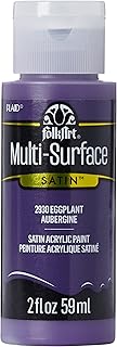 FolkArt Multi-Surface Paint in Assorted Colors (2 oz), 2930, Eggplant