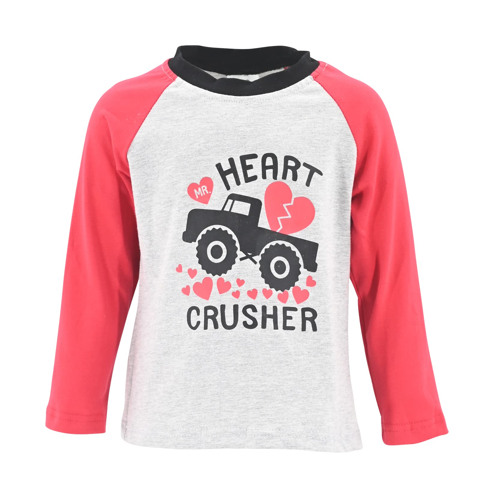 Unique Baby Boys Long Sleeve Raglan Graphic T-Shirt for Toddlers and Kids