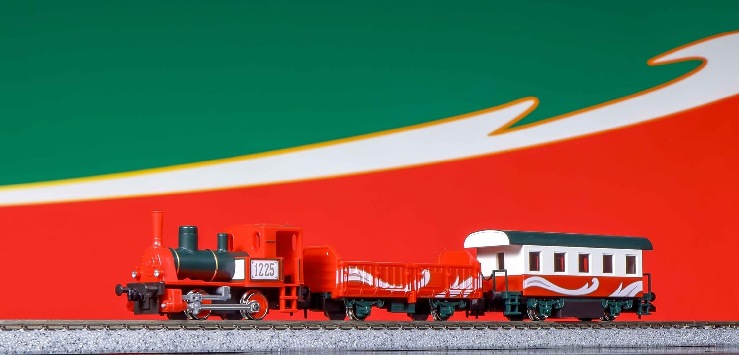 KATO 12-25 N Scale Pocket Line Series Christmas Steam Loco & Wagons - DC