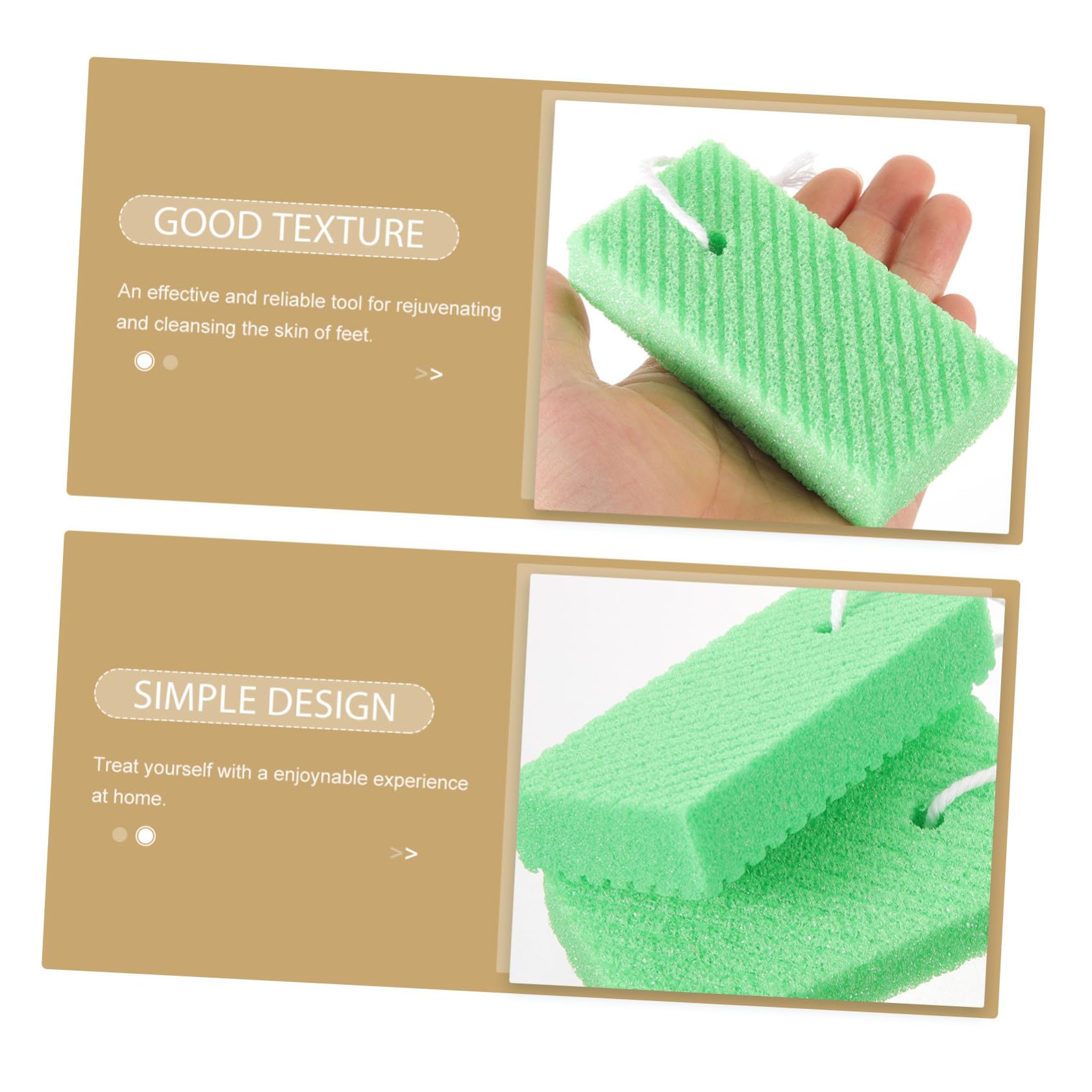 MUSISALY Pumice Stone for Foot Care Remover Exfoliating Stone Foot Scrub for Ages Random