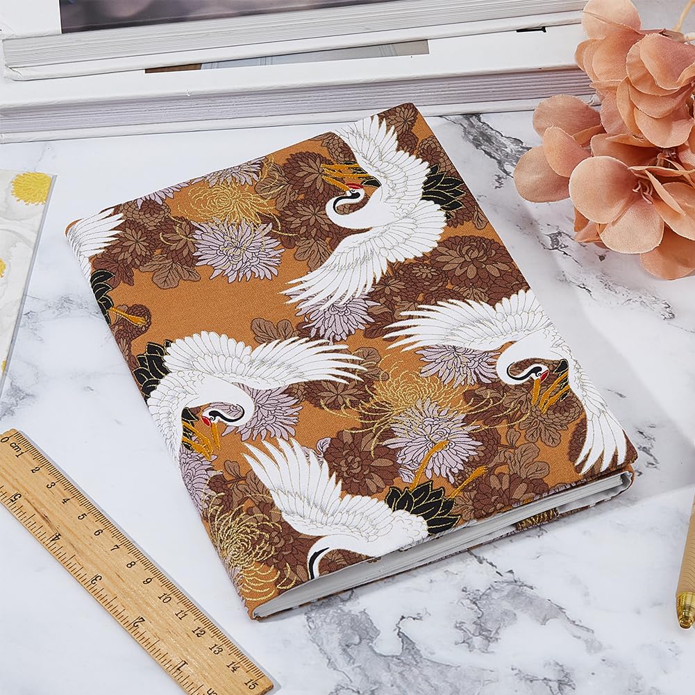 SUPERFINDINGS Protège Livre en Tissu Couverture de livre de poche A5 Couverture Rectangulaire Noire pour Scrapbook avec tissu à motif de fleurs Pochette de protection pour livres à couverture rigide SUPERFINDINGS Protège Livre en Tissu Couverture de livre de poche A5 Couverture Rectangulaire Noire pour Scrapbook avec tissu à motif de fleurs Pochette de protection pour livres à couverture rigide