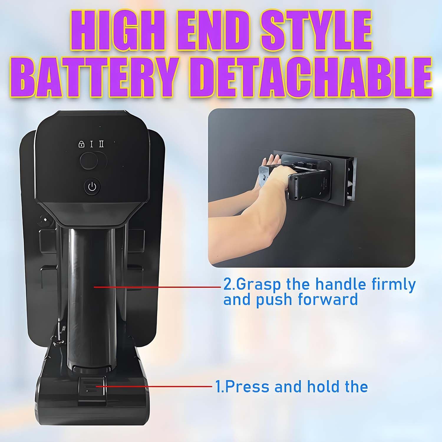 Levantador de succión de mano recargable para pantalla LED y pantalla curvada, mantenimiento frontal